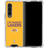 NBA Los Angeles Lakers Standard - Gold Galaxy Z Fold4 5G Clear Case