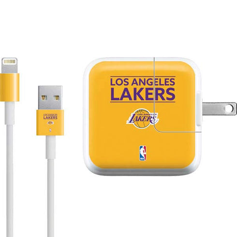 NBA Los Angeles Lakers Standard - Gold iPad Charger (10W USB) Skin