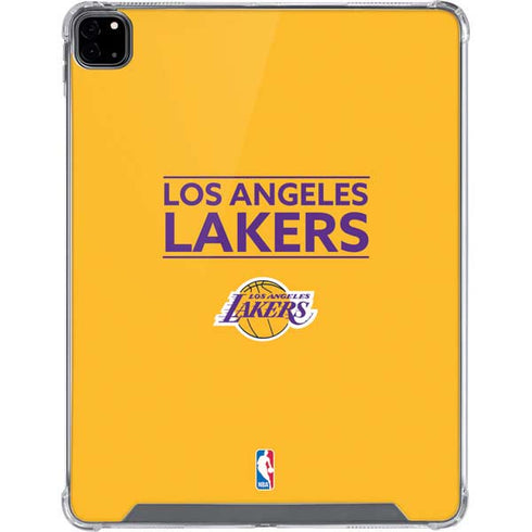 NBA Los Angeles Lakers Standard - Gold iPad Pro 12.9in (2020) Clear Case
