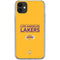 NBA Los Angeles Lakers Standard - Gold iPhone 11 Clear Case