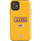 NBA Los Angeles Lakers Standard - Gold iPhone 11 Impact Case