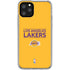NBA Los Angeles Lakers Standard - Gold iPhone 11 Pro Clear Case