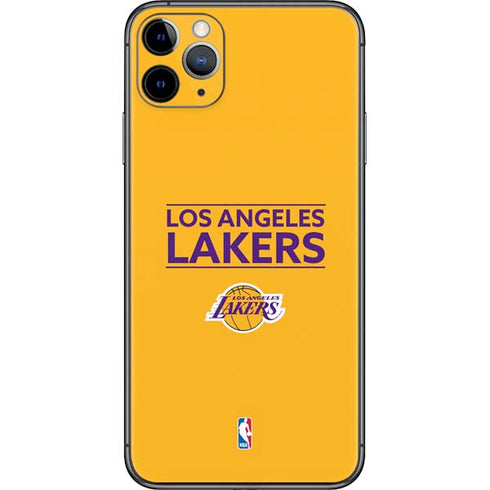 NBA Los Angeles Lakers Standard - Gold iPhone 11 Pro Max Skin
