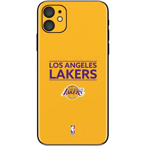 NBA Los Angeles Lakers Standard - Gold iPhone 11 Skin