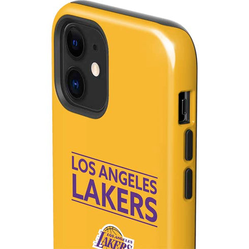 NBA Los Angeles Lakers Standard - Gold iPhone 12 Impact Case