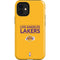 NBA Los Angeles Lakers Standard - Gold iPhone 12 Mini Impact Case
