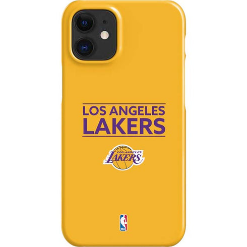 NBA Los Angeles Lakers Standard - Gold iPhone 12 Mini Lite Case