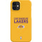 NBA Los Angeles Lakers Standard - Gold iPhone 12 Mini Lite Case