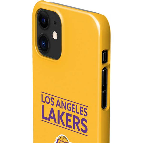 NBA Los Angeles Lakers Standard - Gold iPhone 12 Mini Lite Case