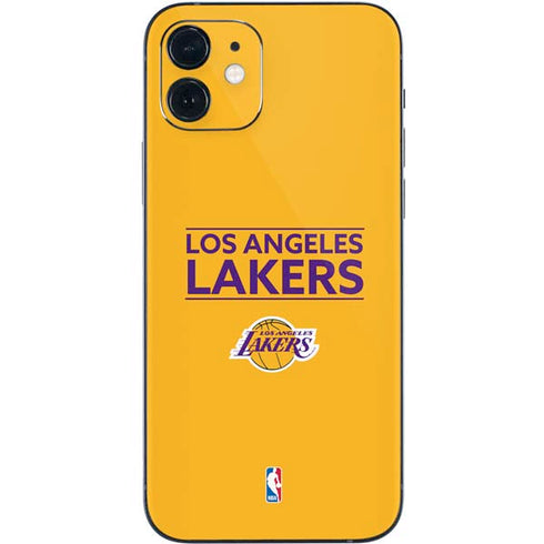 NBA Los Angeles Lakers Standard - Gold iPhone 12 Mini Skin