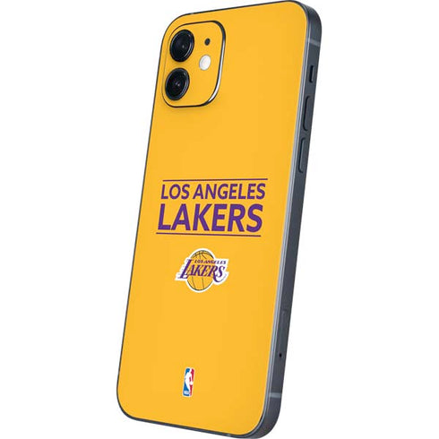 NBA Los Angeles Lakers Standard - Gold iPhone 12 Mini Skin