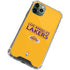 NBA Los Angeles Lakers Standard - Gold iPhone 12 Pro Clear Case