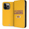 NBA Los Angeles Lakers Standard - Gold iPhone 13 Pro Folio Case