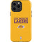 NBA Los Angeles Lakers Standard - Gold iPhone 13 Pro Max Impact Case