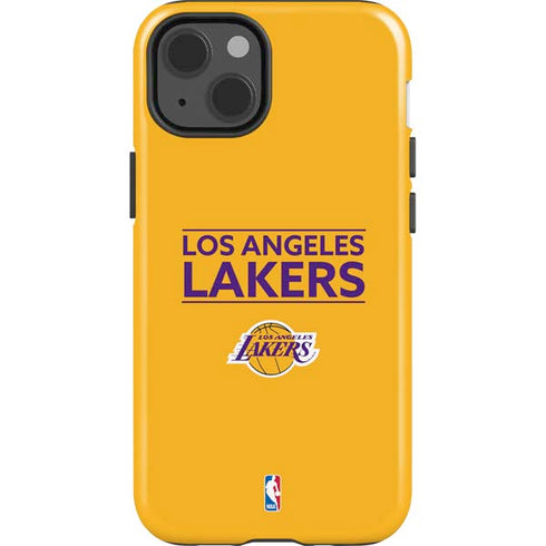 NBA Los Angeles Lakers Standard - Gold iPhone 15 Impact Case