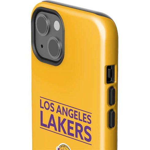 NBA Los Angeles Lakers Standard - Gold iPhone 14 Impact Case