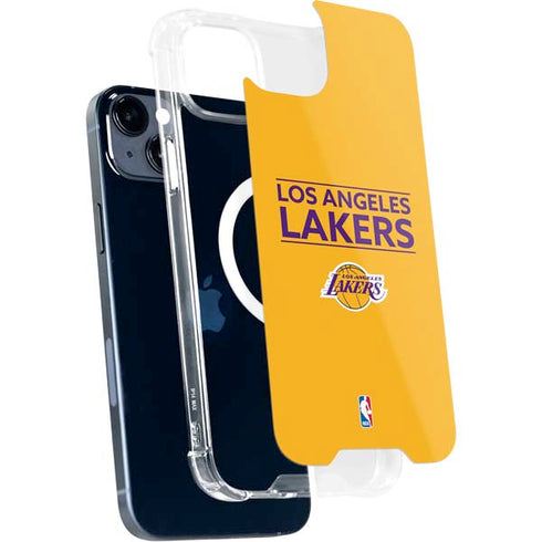 NBA Los Angeles Lakers Standard - Gold iPhone 15 Plus MagSafe Case