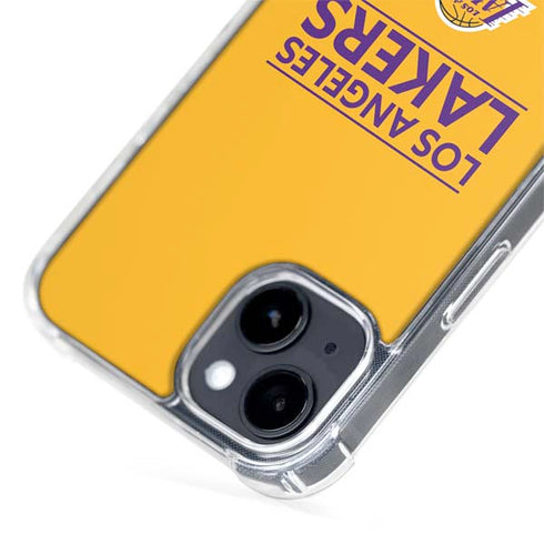 NBA Los Angeles Lakers Standard - Gold iPhone 14 Plus MagSafe Case