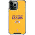 NBA Los Angeles Lakers Standard - Gold iPhone 14 Pro Max Clear Case
