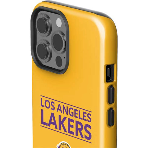 NBA Los Angeles Lakers Standard - Gold iPhone 15 Pro Max Impact Case
