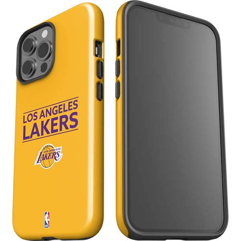 NBA Los Angeles Lakers Standard - Gold iPhone 15 Pro Max Impact Case