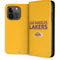 NBA Los Angeles Lakers Standard - Gold iPhone 15 Pro Folio Case