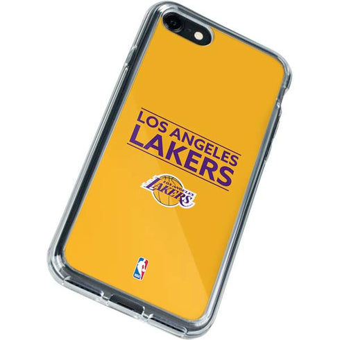 NBA Los Angeles Lakers Standard - Gold iPhone SE (2nd & 3rd Gen) Clear Case