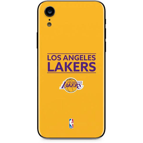 NBA Los Angeles Lakers Standard - Gold iPhone XR Skin