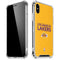 NBA Los Angeles Lakers Standard - Gold iPhone XS Max Clear Case