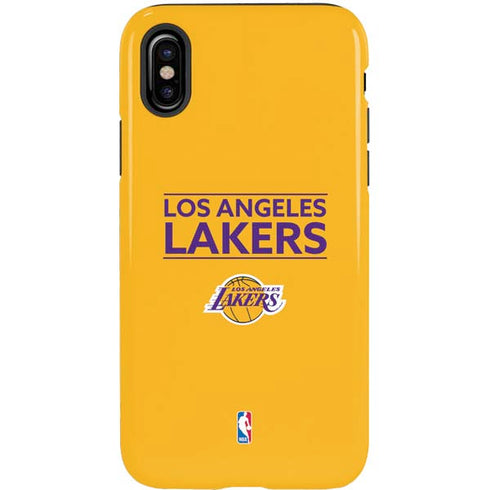 NBA Los Angeles Lakers Standard - Gold iPhone XS Pro Case