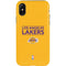 NBA Los Angeles Lakers Standard - Gold iPhone XS Pro Case