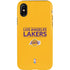 NBA Los Angeles Lakers Standard - Gold iPhone XS Pro Case