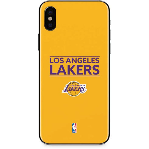 NBA Los Angeles Lakers Standard - Gold iPhone XS Skin