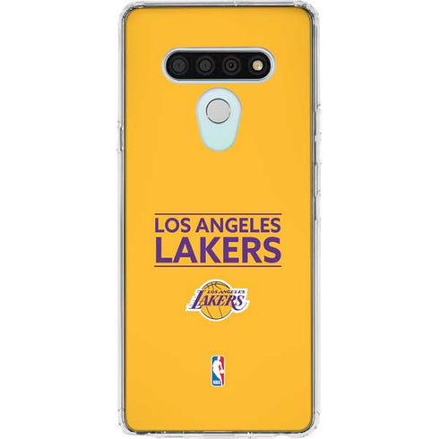 NBA Los Angeles Lakers Standard - Gold LG Stylo 6 Clear Case