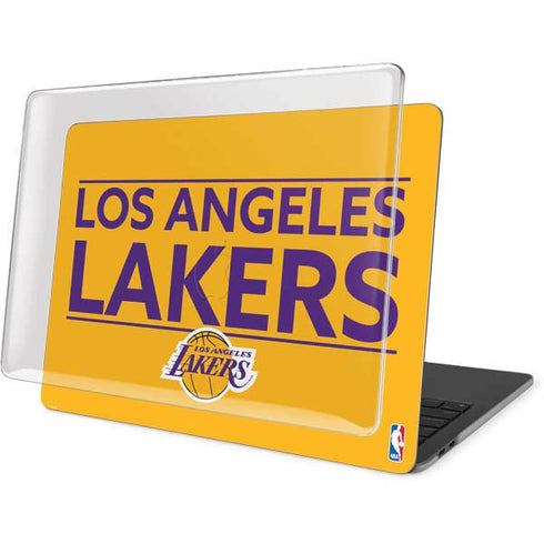 NBA Los Angeles Lakers Standard - Gold MacBook Pro 16in (2019-20) Case plus Skin