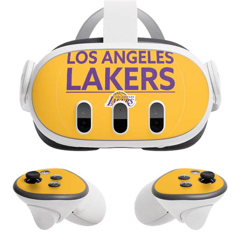 NBA Los Angeles Lakers Standard - Gold Meta Quest 3 Skin
