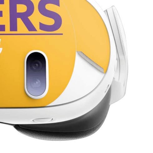 NBA Los Angeles Lakers Standard - Gold Meta Quest 3 Skin