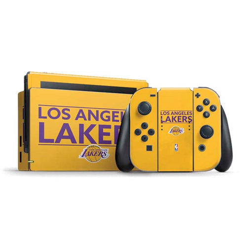 NBA Los Angeles Lakers Standard - Gold Nintendo Switch Bundle Skin
