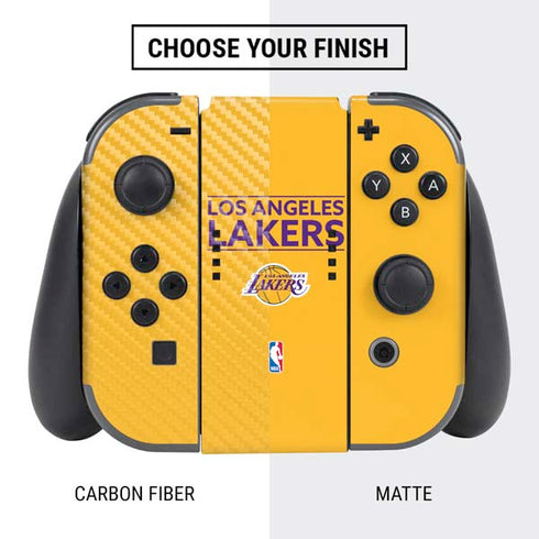 NBA Los Angeles Lakers Standard - Gold Nintendo Switch Bundle Skin