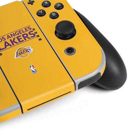 NBA Los Angeles Lakers Standard - Gold Nintendo Switch OLED (2021) Skin
