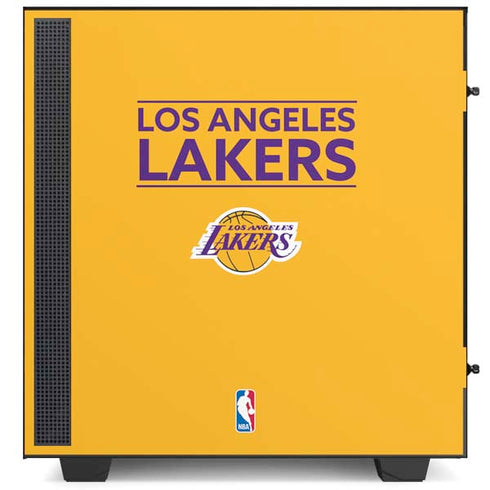 NBA Los Angeles Lakers Standard - Gold NZXT H510 Compact ATX Mid-Tower Case Skin