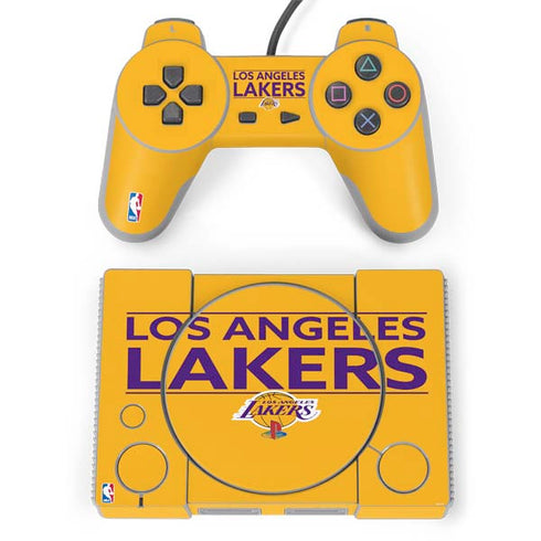 NBA Los Angeles Lakers Standard - Gold PlayStation Classic Bundle Skin