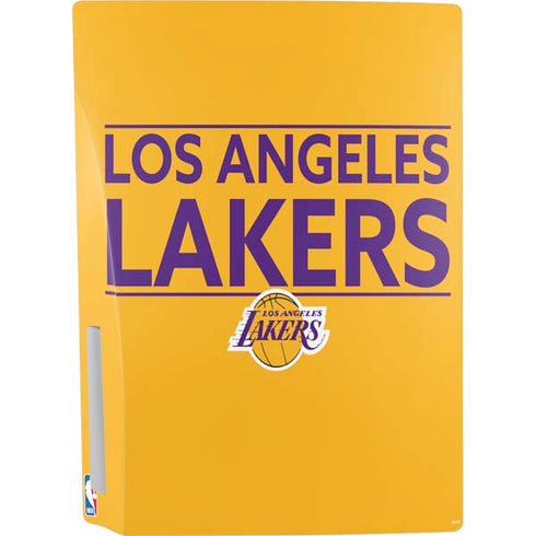 NBA Los Angeles Lakers Standard - Gold PS5 Console Skin