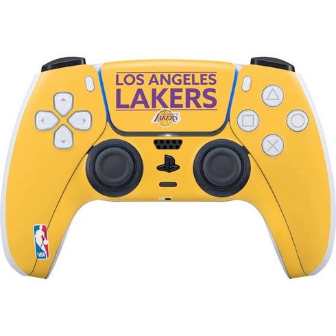 NBA Los Angeles Lakers Standard - Gold PS5 Controller Skin