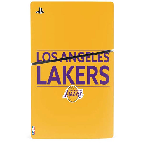 NBA Los Angeles Lakers Standard - Gold PS5 Slim Disk Bundle Skin