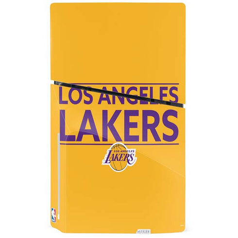 NBA Los Angeles Lakers Standard - Gold PS5 Slim Disk Bundle Skin