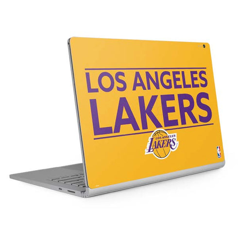 NBA Los Angeles Lakers Standard - Gold Surface Book 2 13.5in Skin