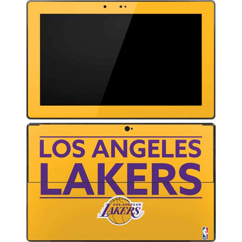 NBA Los Angeles Lakers Standard - Gold Surface Pro Tablet Skin