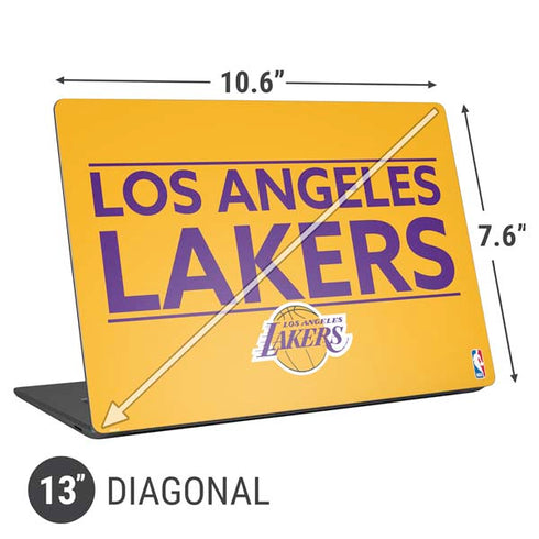 NBA Los Angeles Lakers Standard - Gold Universal Laptop 13in (10.6 x 7.6in) Skin