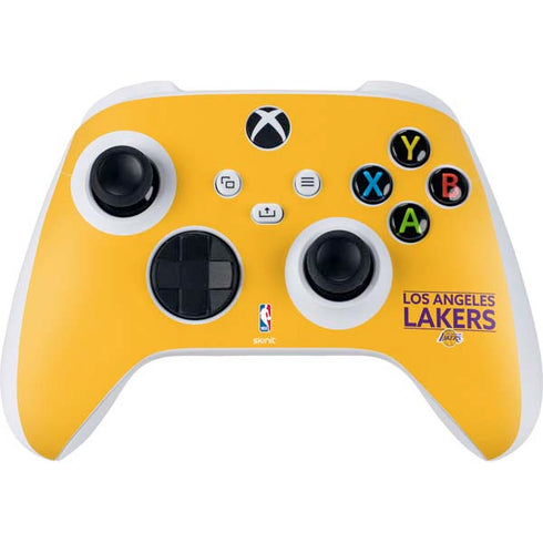 NBA Los Angeles Lakers Standard - Gold Xbox Series S Controller Skin